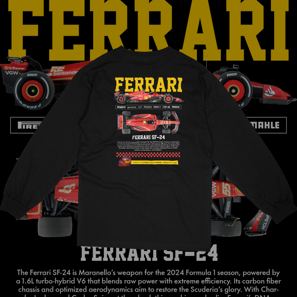 Ferrari SF-24 Formula 1 Racing  Sweatshirt