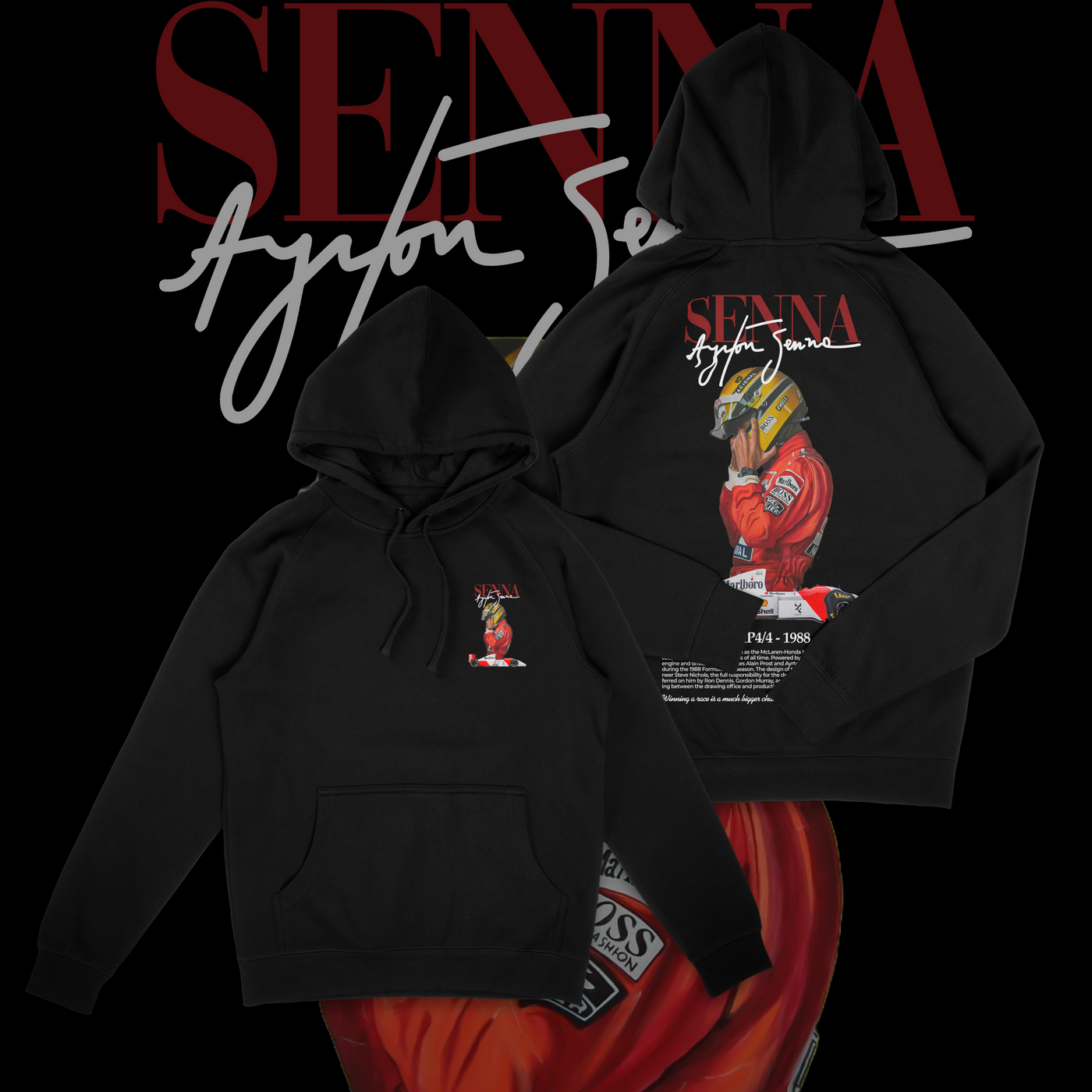Ayrton Senna Tribute Hoodie