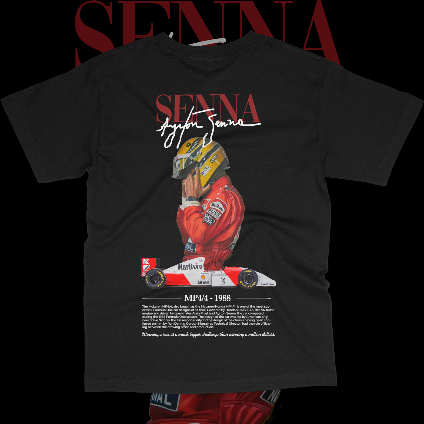 Ayrton Senna Tribute Short Sleeve T-Shirt