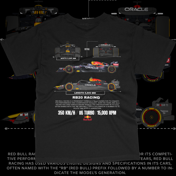 Red Bull RB20 Formula 1 Racing T-Shirt