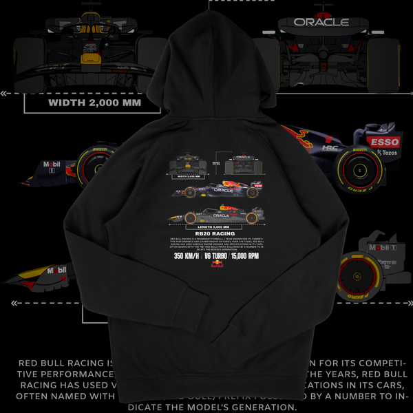 Red Bull RB20 Formula 1 Racing Hoodie