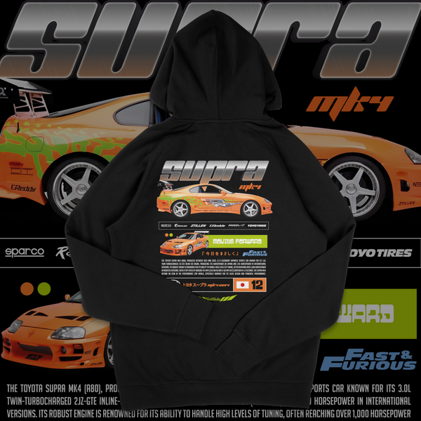 Toyota Supra MK4 JDM Racing Hoodie