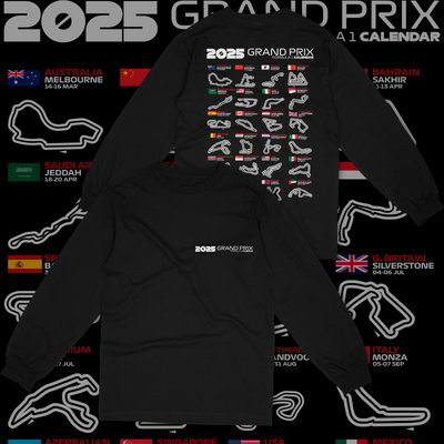 Formula 1 Season Calendar Sweatshirt