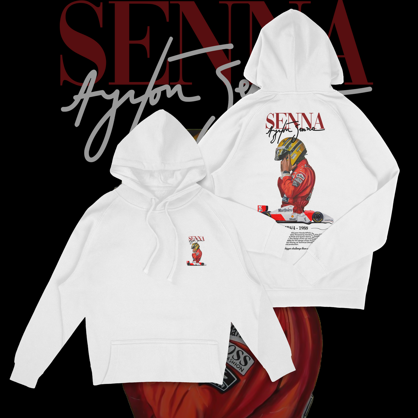 Ayrton Senna Tribute Hoodie